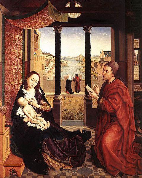 St Luke Drawing the Portrait of the Madonna, Rogier van der Weyden